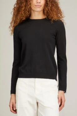 Manola Sweater In Black -Dries Van Noten Shop lisa yang manola sweater in black 2