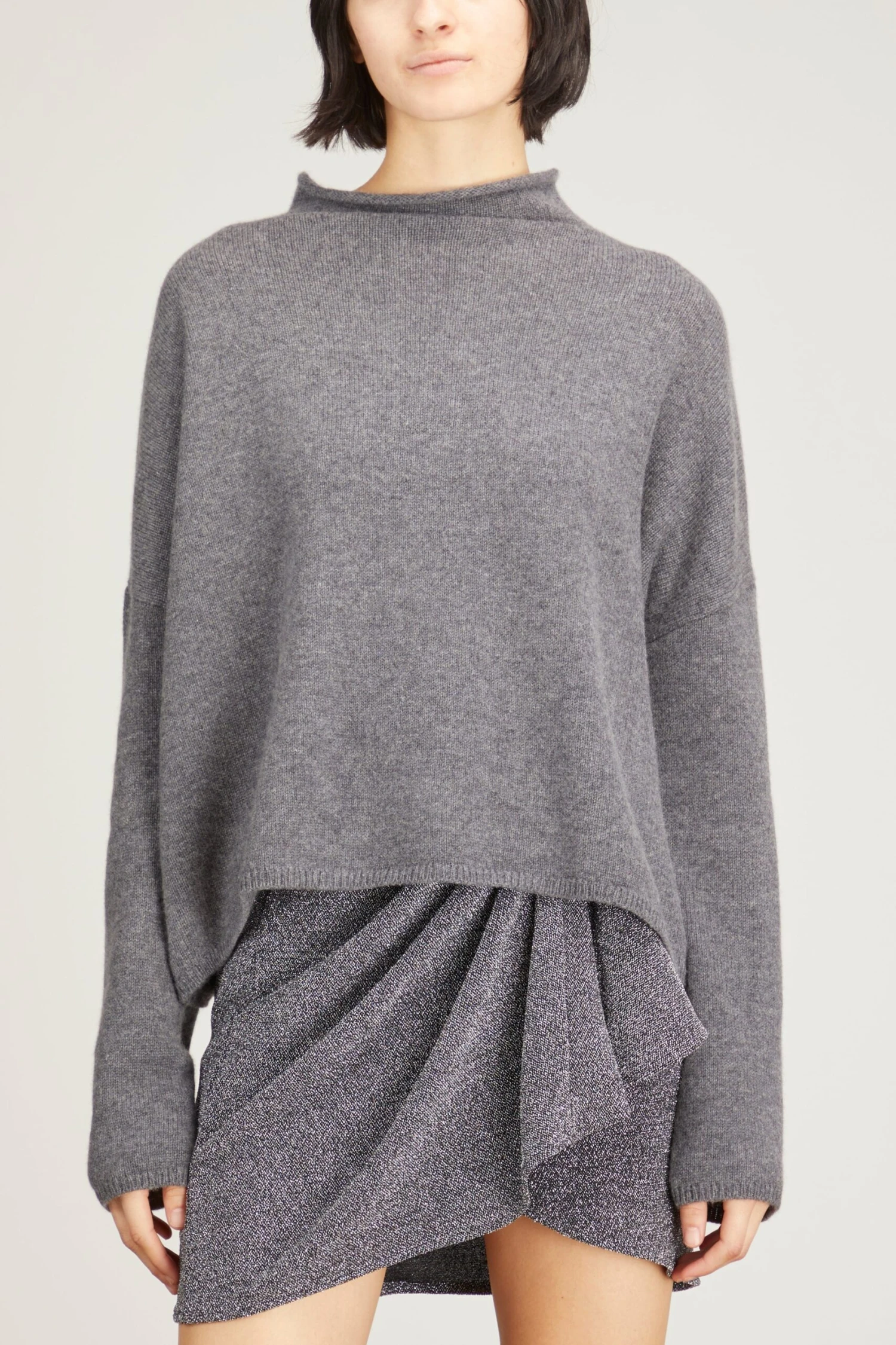 Sandy Sweater In Graphite 3 Sandy Sweater In Graphite - Image 3