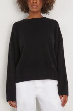 Galli Oversized Sweater In Black 6 Galli Oversized Sweater In Black -Dries Van Noten Shop loulou GalliOversizedSweaterinBlack 2