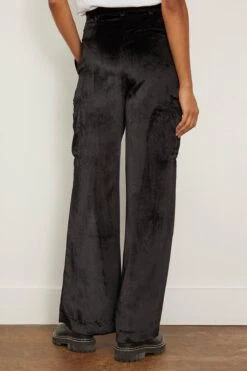 Luli Cargo Pant In Black -Dries Van Noten Shop loulou LuliCargoPantinBlack 3
