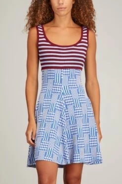 Marni Dress In Bluette -Dries Van Noten Shop marni DressinBluette 2