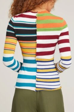 Marni Roundneck Sweater In Multicolor -Dries Van Noten Shop marni roundneck sweater in multicolor 3 299b46c0 013a 4799 8e03 9dc6a7cd9a83