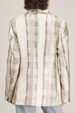 John Jacket In Pink Tartan -Dries Van Noten Shop mimiliberte JohnJacketinPinkTartan 3