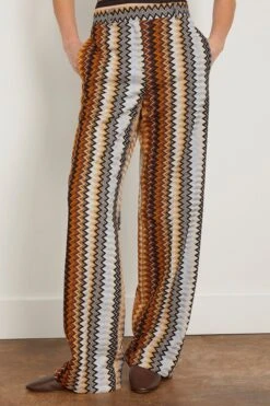 Missoni Trousers In Multi Brown Shades 6 Missoni Trousers In Multi Brown Shades -Dries Van Noten Shop missoni TrousersinMultiBrownShades 2