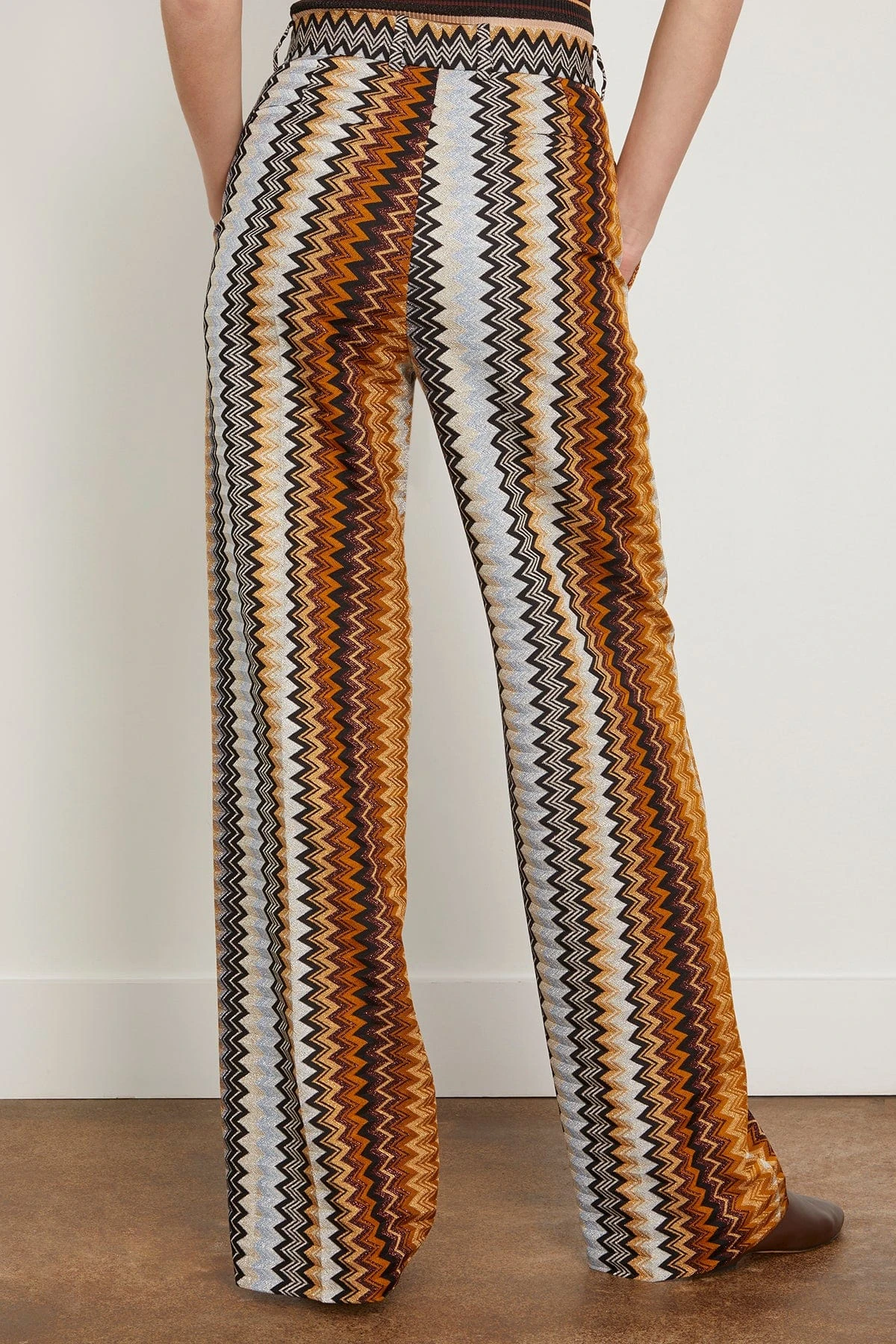Missoni Trousers In Multi Brown Shades 4 Missoni Trousers In Multi Brown Shades - Image 4