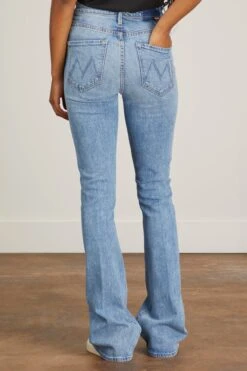 MOTHER High Waist Weekender Slice Heel Jean In Belle De Jour -Dries Van Noten Shop mother HighWaistWeekenderSliceHeelJeaninBelleDeJour 3