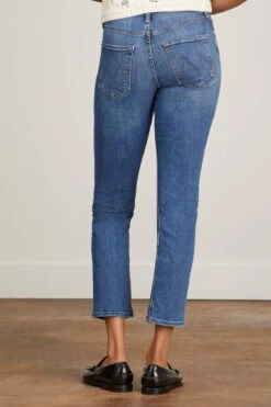 MOTHER The Mid Rise Rider Ankle Jean In Right On -Dries Van Noten Shop mother TheMidRiseRiderAnkleJeaninRightOn 3