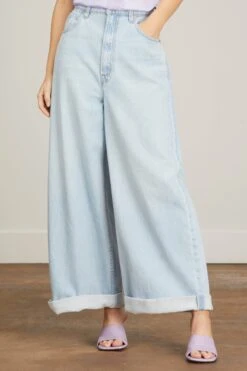 MOTHER High Waisted Pushpop Cuff Crop Jean In Just A Nibble -Dries Van Noten Shop mother mother high waisted pushpop cuff crop jean in just a nibble 2