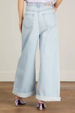 MOTHER High Waisted Pushpop Cuff Crop Jean In Just A Nibble -Dries Van Noten Shop mother mother high waisted pushpop cuff crop jean in just a nibble 3