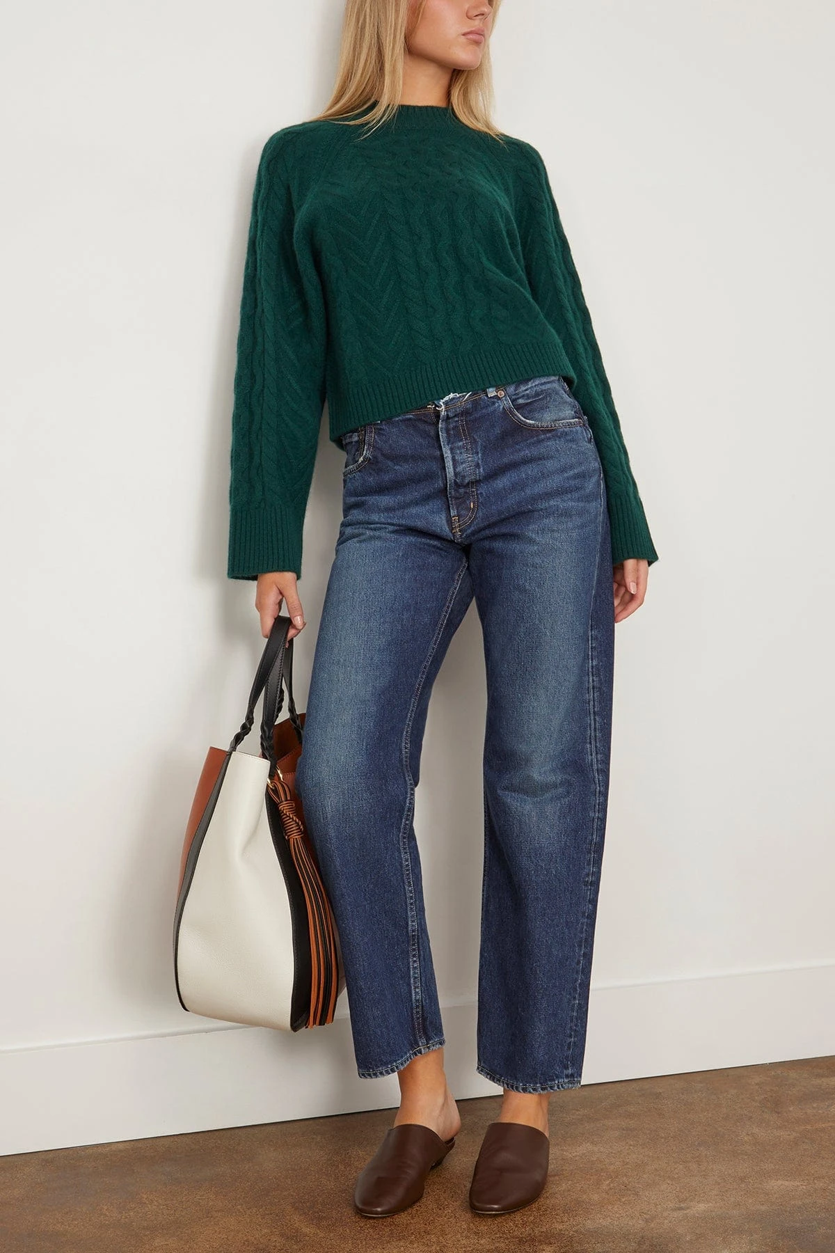 MV Boulder Wide Straight Jean In Dark Blue 2 MV Boulder Wide Straight Jean In Dark Blue - Image 2