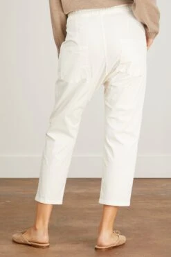 NILI LOTAN Casablanca With Drawstring Pant In Eggshell -Dries Van Noten Shop nili lotan casablanca with drawstring pant in eggshell 3