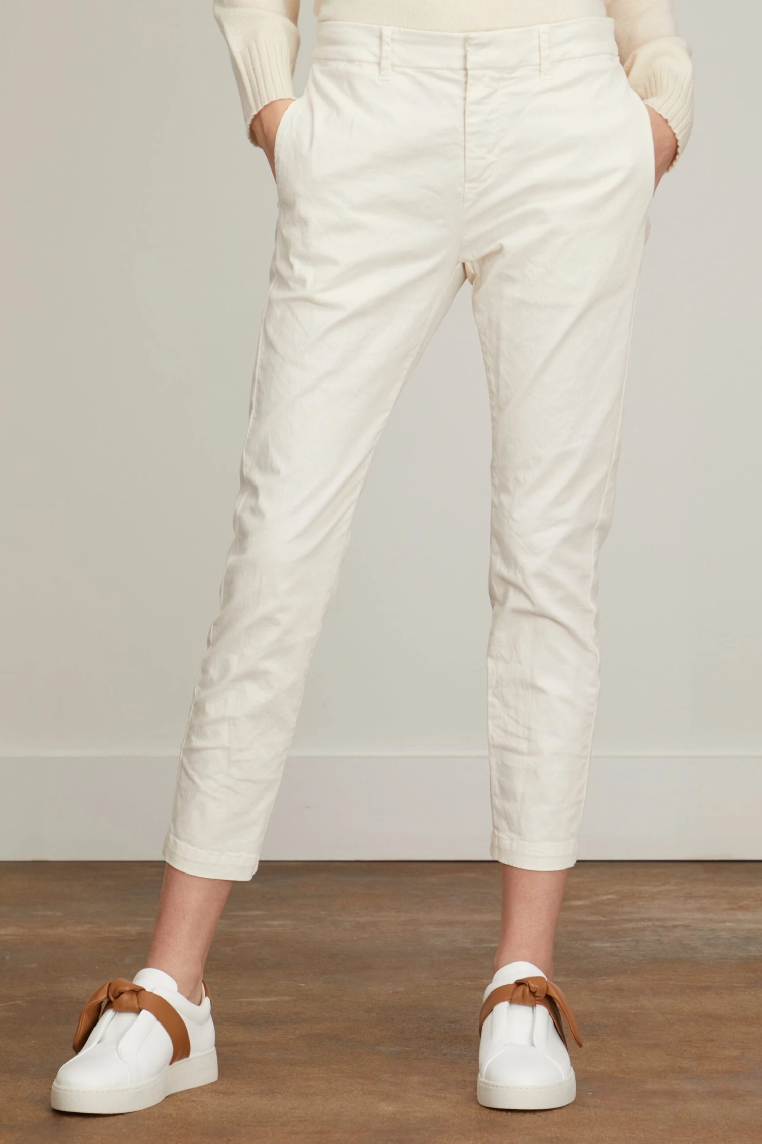 NILI LOTAN Tel Aviv Pant In Eggshell 3 NILI LOTAN Tel Aviv Pant In Eggshell - Image 3