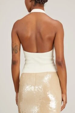 NILI LOTAN Ivey Sweater In Ivory -Dries Van Noten Shop nililotan IveySweaterinIvory 3