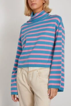 Merino Extrafine Sweater In Himmelblau -Dries Van Noten Shop odeeh MerinoExtrafineSweaterinHimmelblau 2