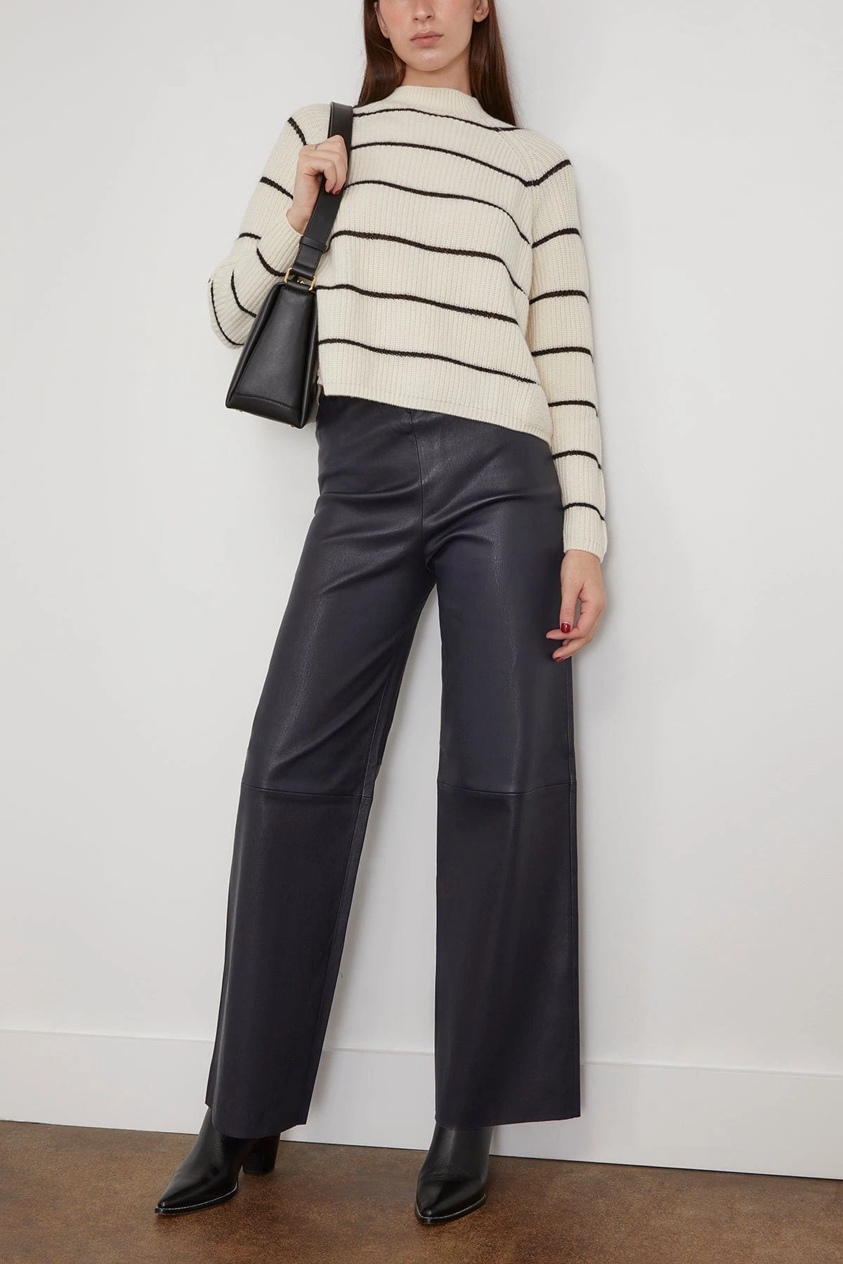 Relief Stripes Sweater In Cream 2 Relief Stripes Sweater In Cream - Image 2