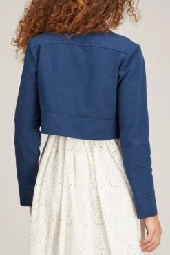 Jacket In Navy -Dries Van Noten Shop odeeh jacket in navy 3