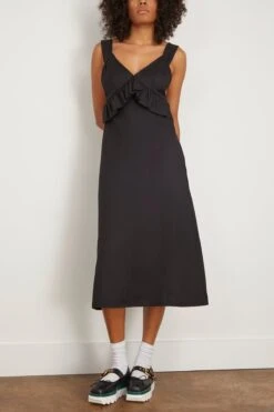 Dress In Navy Black -Dries Van Noten Shop planc DressinNavyBlack 2