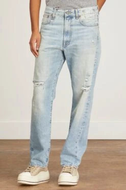 R13 Boyfriend Jean In Easton Blue -Dries Van Noten Shop r13 boyfriend jean in easton blue 2