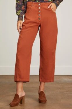 Elkin Pant In Terracotta 6 Elkin Pant In Terracotta -Dries Van Noten Shop rachel comey elkin pant in terracotta 2