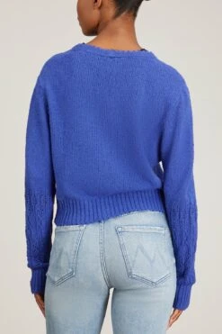 Olia Cardigan In Blue 7 Olia Cardigan In Blue -Dries Van Noten Shop rachel comey olia cardigan in blue 3