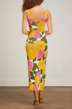 Nica Dress In Pink/Orange -Dries Van Noten Shop rachel gilbert nica dress in pink orange 3