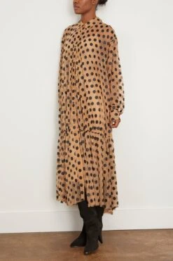 Lanza Dress In Nude -Dries Van Noten Shop rachelcomey LanzaDressinNude 2