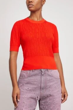 Norte Top In Red -Dries Van Noten Shop rachelcomey NorteTopinRed 2