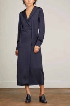 Torini Dress In Navy 7 Torini Dress In Navy -Dries Van Noten Shop rachelcomey ToriniDressinNavy 2