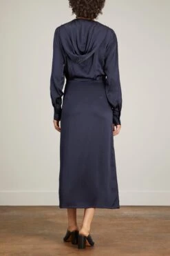 Torini Dress In Navy 8 Torini Dress In Navy -Dries Van Noten Shop rachelcomey ToriniDressinNavy 3