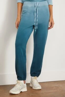 Topanga Pant In Teal Mist -Dries Van Noten Shop raquelallegra TopangaPantinTealMist 2