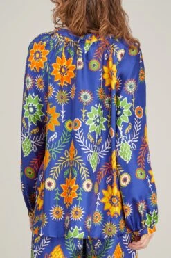 Wide Blouse Of Roula In Ilios -Dries Van Noten Shop rianna wide blouse of roula in ilios 3