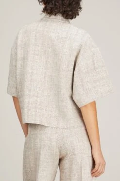 Cropped Oversized Polo In Multi 7 Cropped Oversized Polo In Multi -Dries Van Noten Shop rosetta getty cropped oversized polo in multi 3