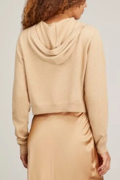 Candace Hoodie In Sandhill -Dries Van Noten Shop sablyn candace hoodie in sandhill 3