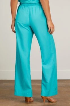 Roman Wide Leg Pant In Viv -Dries Van Noten Shop sablyn roman wide leg pant in viv 3