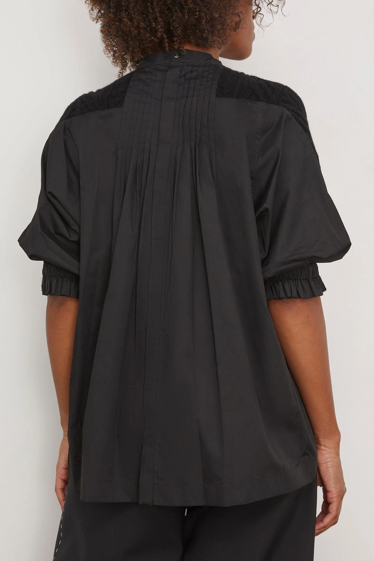 Sacai Wool Knit Pullover In Black 4 Sacai Wool Knit Pullover In Black - Image 4