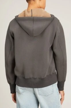 Sacai Sponge Sweat Hoodie In C/Gray -Dries Van Noten Shop sacai sponge sweat hoodie in c gray 3