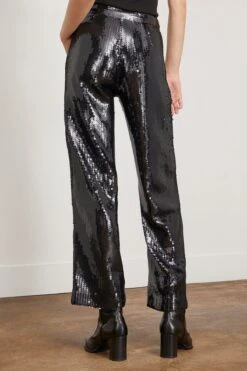 Samsoe Samsoe Agneta Trousers In Black -Dries Van Noten Shop samsoe AgnetaTrousersinBlack 3