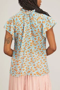 Samsoe Samsoe Karookh Blouse In Ditsy Topaz 7 Samsoe Samsoe Karookh Blouse In Ditsy Topaz -Dries Van Noten Shop samsoe KarookhBlouseinDitsyTopaz 3