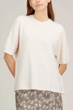 Samsoe Samsoe Megan T-Shirt In Rosewater -Dries Van Noten Shop samsoe MeganT ShirtinRosewater 2