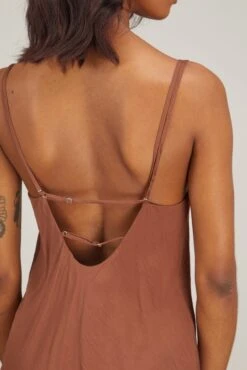 Samsoe Samsoe Fredericka Long Dress In Mustang -Dries Van Noten Shop samsoe fredericka long dress in mustang 4