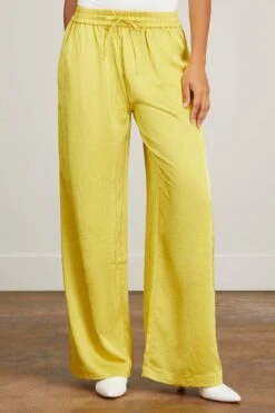 Samsoe Samsoe Helena Trousers In Celery -Dries Van Noten Shop samsoe helena trousers in celery 2