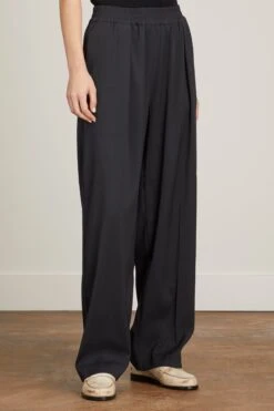 Samsoe Samsoe Julia Trousers In Caviar -Dries Van Noten Shop samsoe julia trousers in caviar 2