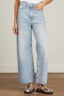 Samsoe Samsoe Shelly Jean In Frozen Stud -Dries Van Noten Shop samsoe shelly jean in frozen stud 2