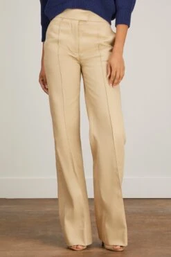 Straight Leg Trouser In Khaki 6 Straight Leg Trouser In Khaki -Dries Van Noten Shop sasuphi straight leg trouser in khaki 2