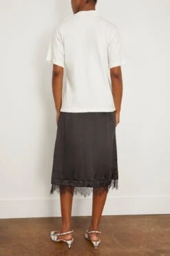 SEA Lorraine Lace Combo T-Shirt Dress In Black -Dries Van Noten Shop sea LorraineLaceComboT ShirtDressinBlack 3
