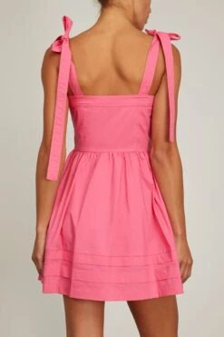 Kammy Sleeveless Mini Dress In Azalea 7 Kammy Sleeveless Mini Dress In Azalea -Dries Van Noten Shop simkhai KammySleevelessMiniDressinAzalea 3