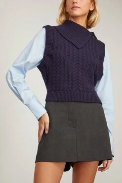 Linnea Long Sleeve Pullover In Glacier Multi -Dries Van Noten Shop simkhai LinneaLongSleevePulloverinGlacierMulti 2