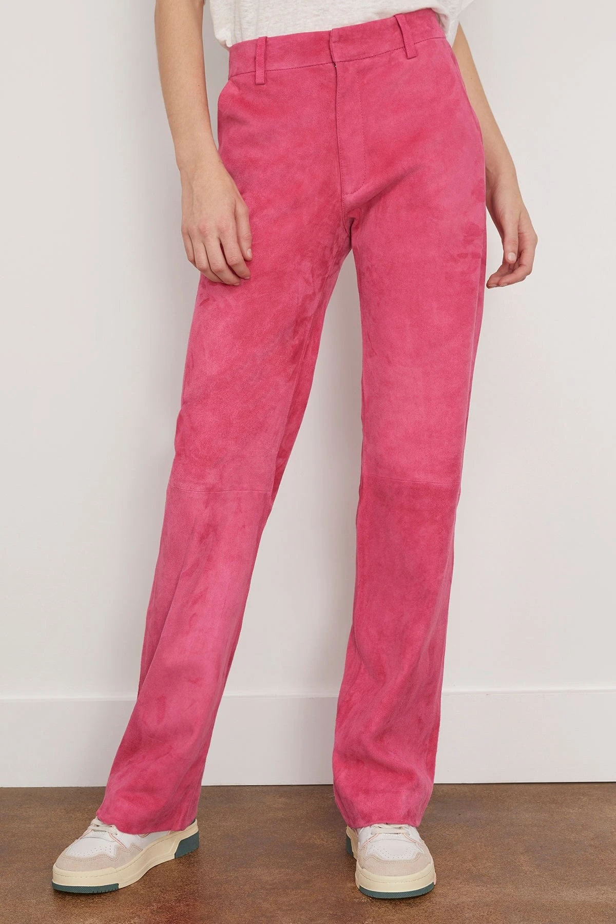 Baggy Lowrise Trouser In Hot Pink 3 Baggy Lowrise Trouser In Hot Pink - Image 3