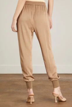 STELLA MCCARTNEY Trousers In Taupe -Dries Van Noten Shop stella mccartney trousers in taupe 3