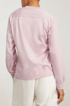 The Long Sleeve Tee In Lavender -Dries Van Noten Shop tanaka TheLongSleeveTeeinLavender 3